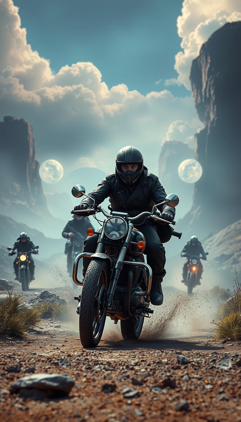 Fuite à moto